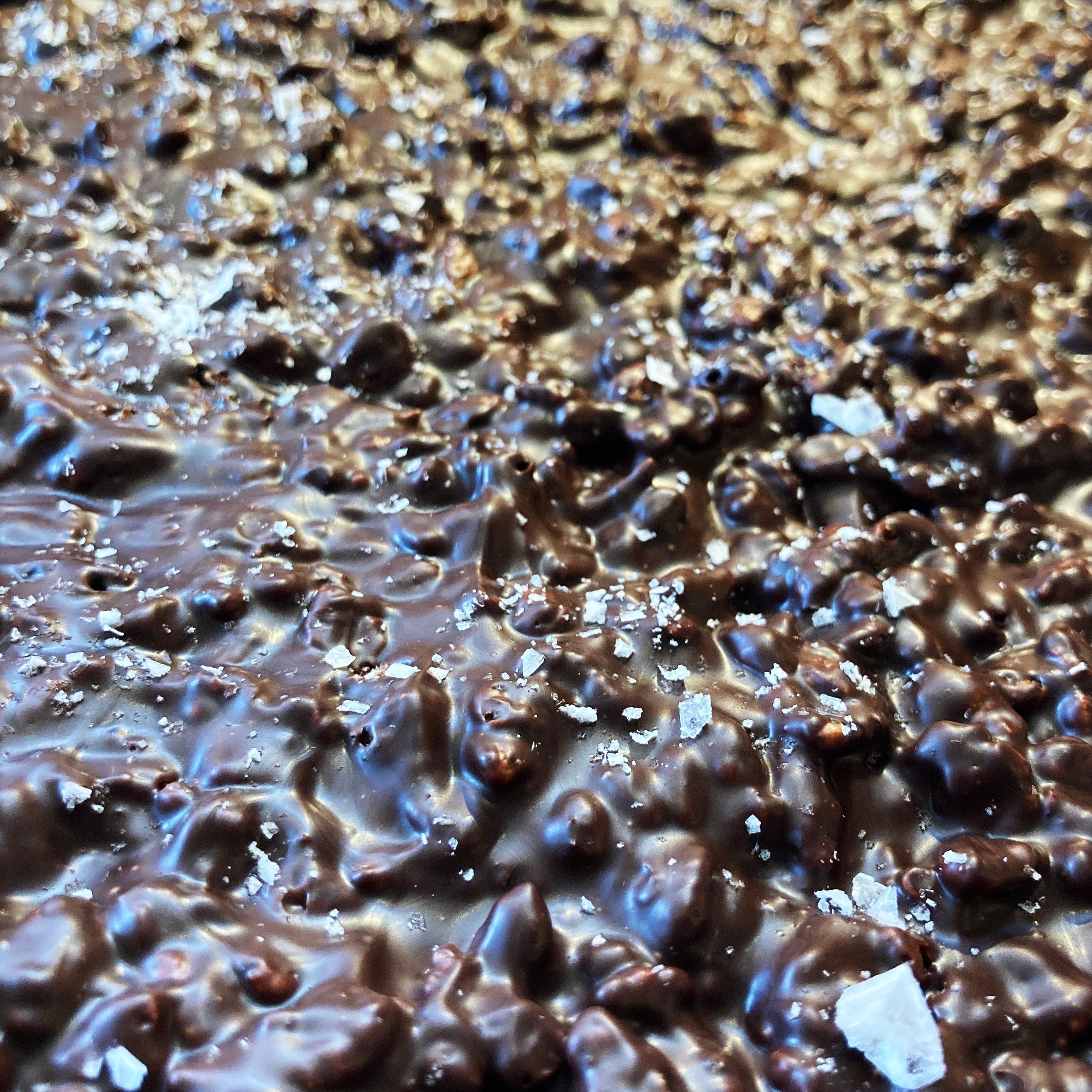 70% Dark Chocolate Almond Bark - 1 lb.